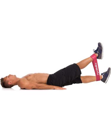 Premium Skin Friendly Hybrid Resistance Bands Set | 5 Strength Levels for Pilates, Physio Therapy & Stretching | Home Gym Workout Bands for Men and Women | Includes FREE Guide and Bag - Buy Online on GoSupps.com