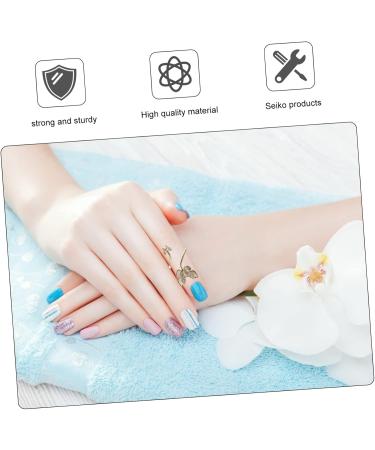 Beatifufu Nail Butterfly Ornaments Pearl Decor Finger Jewelry Accessories Nail Art Decoration Opening Rings Fingernail Rings Nail Embellishments Nail Art Charm Rings for Copper Inlaid Zircon Golden 3.5X1.5X1.5CM - Buy Online on GoSupps.com