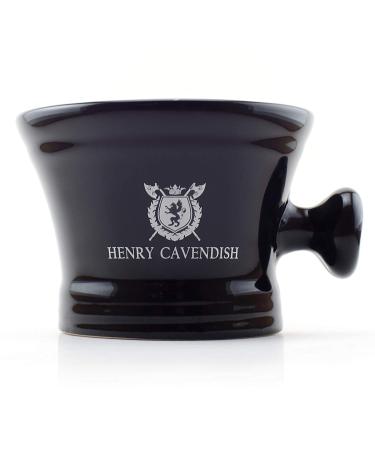 Henry Cavendish Gentleman's Ceramic Shaving Soap Bowl with Handle.