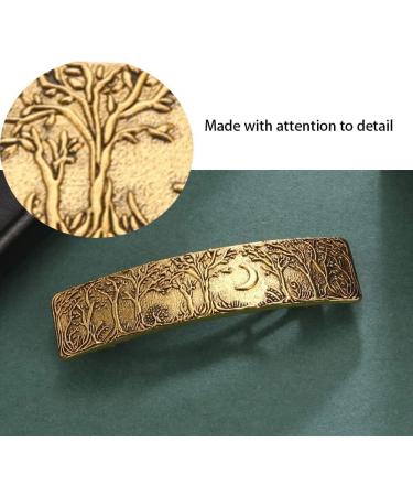 Hair Clip Vintage Barrette Large Hand Crafted Metal Barrette French Hair Clip for Ladies Long Thick Thin Hair - Buy Online on GoSupps.com