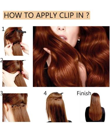 16 inches SEGO Hair Extensions Clip in Real Human Hair #27 Dark Blonde 8 Pieces 18 Clips Remy Hairpieces for Women Straight THIN TYPE (65g) - Buy Online on GoSupps.com