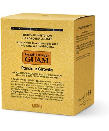 GUAM Fango Belly and Hips 1000g - Natural Seaweed Mud Mask for Slimming and Firming | Pack of 1 - Buy Online on GoSupps.com