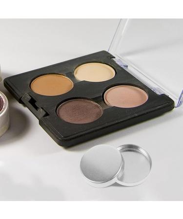 NOLITOY 10 Pcs Empty Round Metal Pans - Aluminum Tin Palette for Eyeshadow Blush Lipstick Organizer | Magnetic Makeup Palette 20mm - International Shipping - Buy Online on GoSupps.com