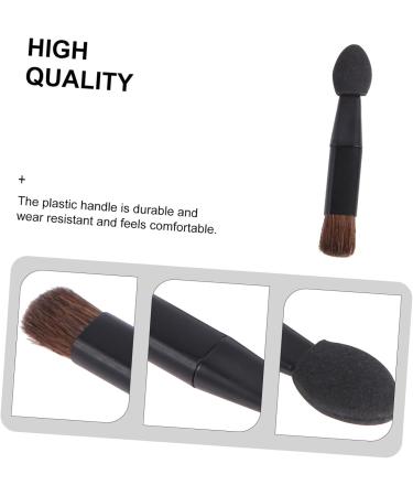 VINTORKY 10pcs Double Ended Eye Shadow Stick Makeup Sponge Applicator Lady Parts Eyeshadow Plastic Black - Buy Online on GoSupps.com