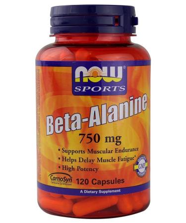 Now Foods Sports Beta-Alanine Endurance 750 mg 120 Veg Capsules