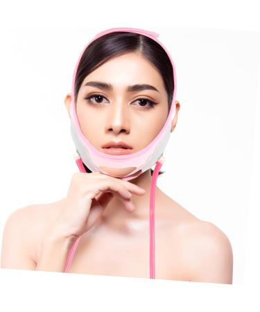 Baluue 1pc Inflatable Face Strap Face Lifting Bandage Face Strap Double Chin Face Shaper Band Pink Fabric - Buy Online on GoSupps.com