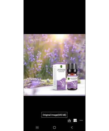 10ml Natural Lavender Essential Oil - Aromatherapy Diffuser Oil for Home & Yoga | Undiluted & Pure - Buy Online on GoSupps.com