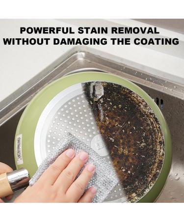 10PCS Multipurpose Wire Dishwashing Rags for Wet and Dry Double Layer Reusable Cleaning Cloths Dish Wire Dishcloth Wire Dish Cloths for Kitchen Bathroom for Dishes Sinks Counters Stove Tops - Buy Online on GoSupps.com