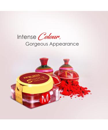 Keya Seth Aromatherapy 100% Natural Maroon Sindoor Dust 3gm Pack of 2 - Set of 2 Packs - Buy Online on GoSupps.com