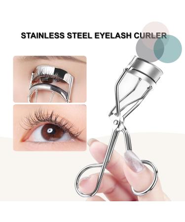 Premium Hysotok Eyelash Curler Set - Stainless Steel 2 Replacement Pads & Mascara Brushes for Perfect Lashes | International Shipping - Buy Online on GoSupps.com