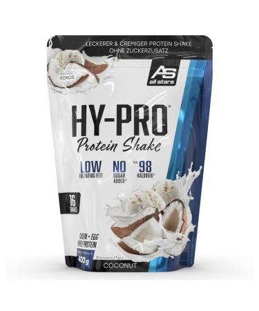 All Stars HY-PRO Protein Shake (400g Coconut) Coconut 400 g