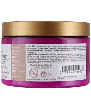 Maui Moisture Shea Butter Hair Mask 12oz Jar - Heal & Hydrate - 3 Pack (354ml) - Buy Online on GoSupps.com