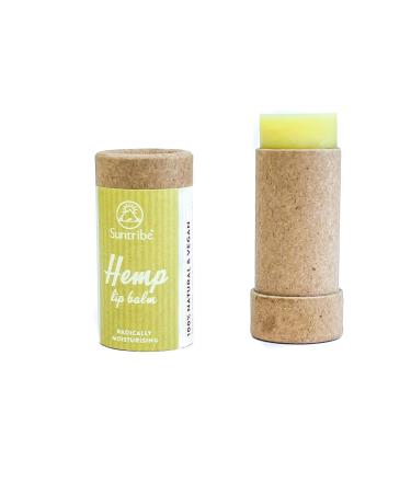 Suntribe bio -lip balm with hemp for radical moisture - 6 g 100% natural vegan & zero waste - soothing & repairing - lavender & peppermint scent - winner Beauty Shortlist Awards - Buy Online on GoSupps.com