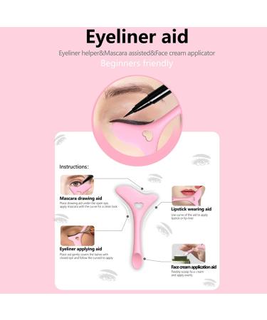 Silicone Eyeliner Stencils Wing Tips & Makeup Aid Set - Easy to Use and Reusable Beauty Tools - Buy Online on GoSupps.com