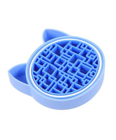 2 1 Makeup Brush Storage Box Brush Pad Rack 2 in 1 Brush Mat Holder Makeup Brush Stand Brush Scrubber Holder Makeup Brush Cleaner Pad Makeup Brush Holder Makeup Brush Cleaner Mat 11x2.5cm blue