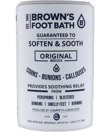 Buy Brown's Original Medicated Foot Bath (8oz) - Soothing Relief for Tired Feet | International Shipping Available - Buy Online on GoSupps.com