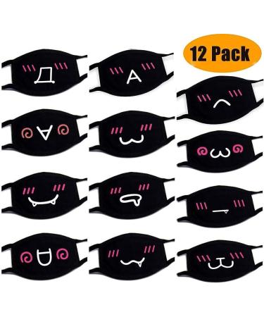 QZQ HOME Unisex White Cute Anime Anti Dust Kawaii Muffle Face Mask - Buy Online on GoSupps.com