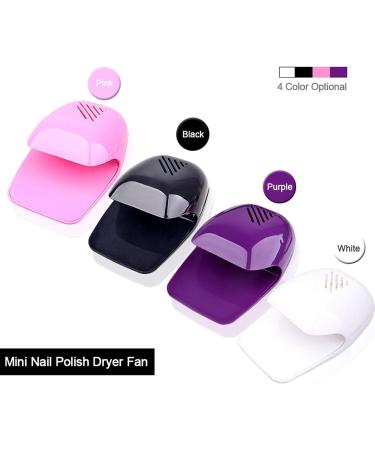 Coniya Mini Portable Nail Polish Dryer Fan | Fast Nail Art Drying Tool | White Nail Cooler for Perfect Manicure - Buy Online on GoSupps.com