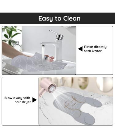 Segbeauty Hair Cutting Guide Mat - Waterproof Silicone Salon Mat with Guidelines & Weighted Neck Wrap for Professional Stylists - Buy Online on GoSupps.com