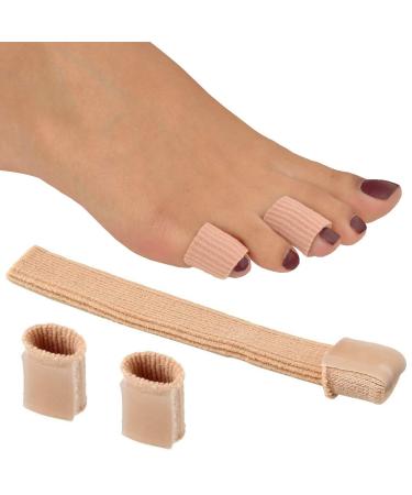 Medipaq Gel Toe Protectors - 1x 15mm wide Toe Protectors for Shoes - Big Toe Protector - Little Toe Protectors - Foam Toe Protectors for a More Comfortable Walk