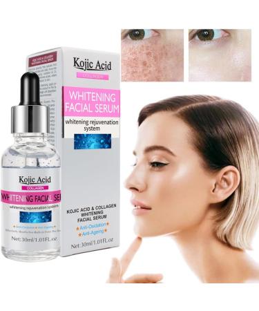 Kojic Acid Serum for Skin Clarifying Complexion Revitalization Fade Cream Anti Wrinkle Fine Lines Dark Spot Corrector Nourishing Firming Daily Skin Care Serum Plumping Anti-Aging Hydrating 1.05OZ - Buy Online on GoSupps.com
