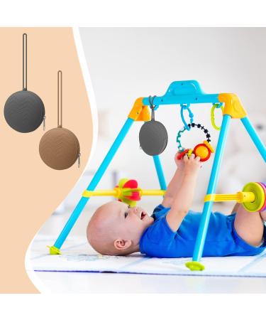 Angelikashalala 3-Piece BPA-Free Pacifier Box Set | 2 Silicone Baby Pacifier Bags & 1 Dustproof Storage Box | Perfect for Travel & Backpack - Buy Online on GoSupps.com