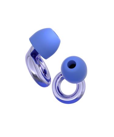 Loop Experience Equinox Earplugs High-Fidelity Reusable Earplugs | Colourful Hearing Protection | for Music & Events Focus & Noise Sensitivity | Customizable Fit | 18 dB (SNR) Noise Reduction Experience Sapphire