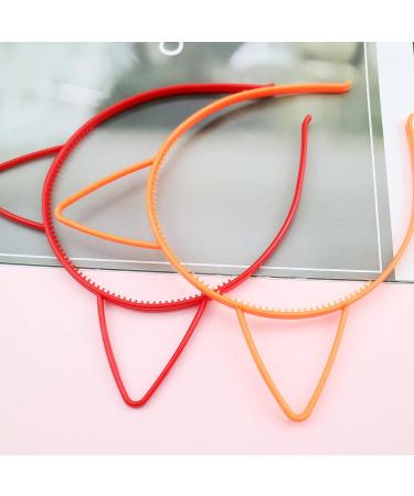 15 Pieces Cat Ears Headband - Plastic Hairbands & Makeup Accessories for Women & Girls | Stylish Party Hair Accessories | International Shipping - Buy Online on GoSupps.com
