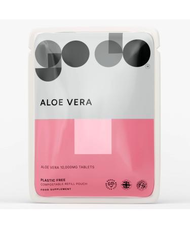 Fitness Health Aloe Vera 10 000mg Tablets Colon Cleanse & Digestion Support - Healthy Hair Skin and Nails - High Strength Supplements - Herb - GMP Ratified - Packaging (120)