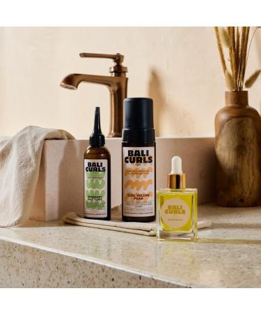 Bali Curls Rosemary Hair Tonic vegan hair tonic with rosemary oil and caffeine hair water for scalp care and promotion of hair growth for strong wellgroomed hair 100 ml - Buy Online on GoSupps.com