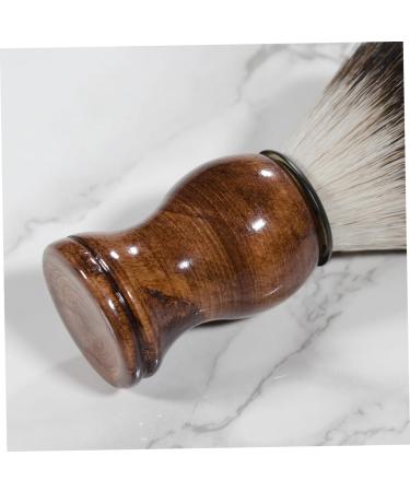 Minkissy Soft Beard Shaving Brush | Bamboo Men's Beard Tool 11x3.2CM | Perfect for Grooming & Styling - Buy Online on GoSupps.com