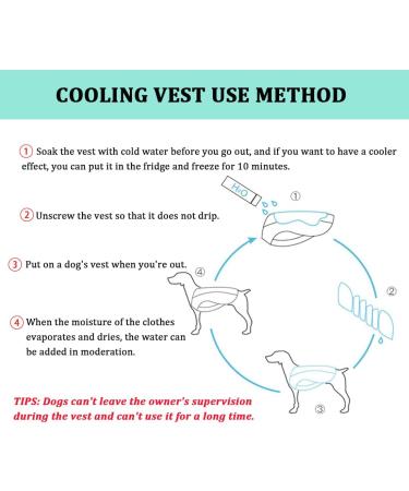 Dog Cooling Vest | Summer Mesh Cooler Jacket with D-Ring & Reflective Safety | Evaporative Swamp Coat for Small Medium & Large Dogs - XXL Blue - Buy Online on GoSupps.com