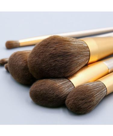 Premium 13-Piece Makeup Brush Set for Perfect Application | Large Loose Powder & Highlighting Brushes | International Shipping Available - Buy Online on GoSupps.com