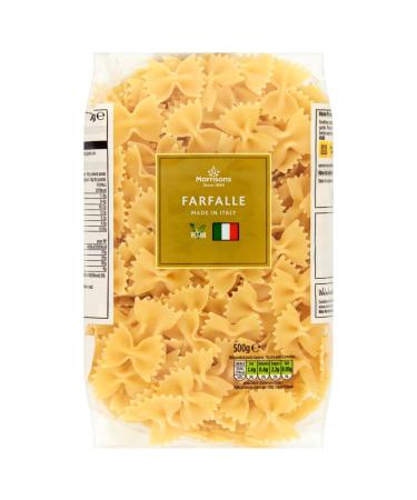 Morrisons Farfalle Pasta 500 g x 12