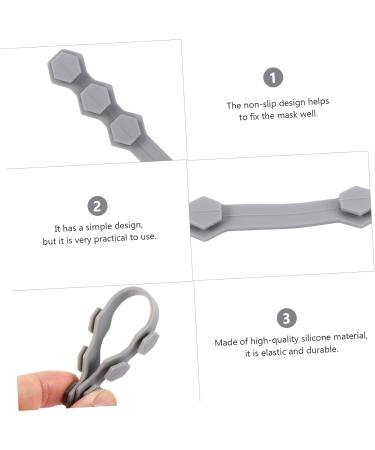 Buy Gatuida 10 Pc Mask Hook Earrings - Ear Strap Extenders & Anti-Strangulation Ear Hooks for Comfortable Mask Wearing - Buy Online on GoSupps.com