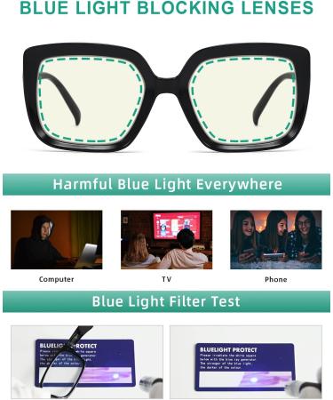 Shop Eyekepper 4-Pack Blue Light Blocking Reading Glasses +1.75 - Stylish Square Computer Readers for Women - Buy Online on GoSupps.com