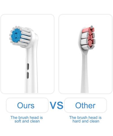 4 Pack of Replacement Toothbrush Heads for Oral-B | Compatible with Oral B Braun Electric Toothbrush Eb17-xs - Buy Online on GoSupps.com