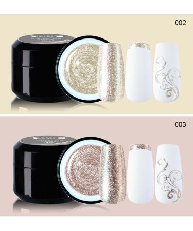 Beautilux Platinum Painting Gel High Gloss Multifunctional Nail Art Design UV LED Gel Lacquer Salon Professional Gels Varnish 6g - (Color: 08) - Buy Online on GoSupps.com