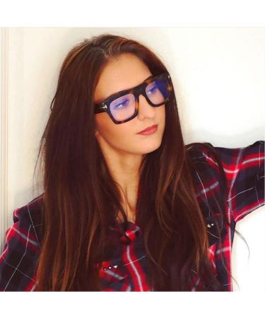 Jurchio Unisex Classic Vintage Space Glasses Frame - Clear Blue Light Filter Eyewear with Case - Buy Online on GoSupps.com