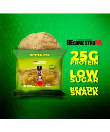 Become Strong High Protein Cookies 25g Protein 3g Sugar BNG Cookies (10 ct.) (Apple Pie) - Buy Online on GoSupps.com