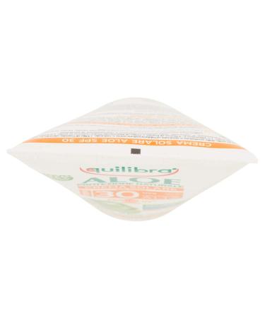 Equilibra Solari Aloe Sunscreen SPF 30 - Water-Resistant Cream with Aloe Vera Almond Milk Carrot Oil & Vitamin E | 150 ml - Sun Protection for Healthy Browning - Buy Online on GoSupps.com