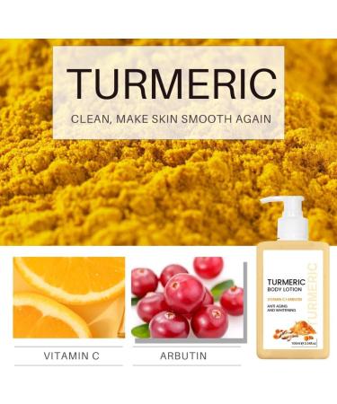 Hocossy Turmeric Body Lotion 100ml - Brightening, Moisturizing, Remove Acne, Dark Spots, Hyperpigmentation - Smooth Skin Formula - Buy Online on GoSupps.com