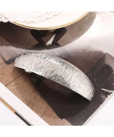 yangzerangSpring-Loaded Hair Clip Hair Barrette Elegant Automatic Hair Clip Barrette Ponytail Holders for Fine Thin Thick Hair Large Retro French Hair Clasp Small Clips No Slip Women Girls Accessories - Buy Online on GoSupps.com