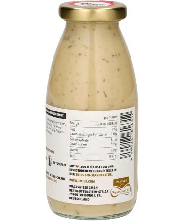  Emils Emils Garlic sauce 250 ml vegan organic no additives no added sugar  - Buy Online on GoSupps.com