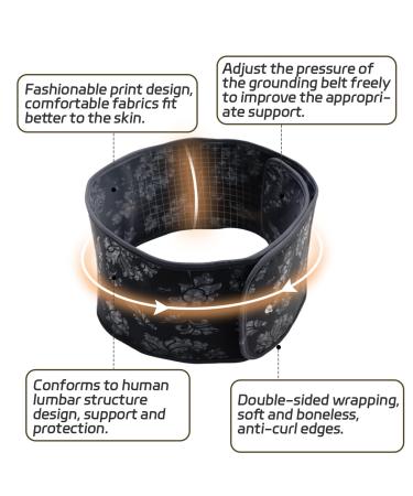 Grounding Mat & Belt Band - Lumbar Support Pad for Back Pain Relief | Enhance Overall Wellbeing | 45x6 IN - Buy Online on GoSupps.com