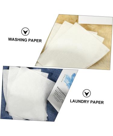 BCOATH 2 Boxes Absorbing Film Washing Machine Lint Catcher Washing Supplies Grabber Stain Remover Laundry Dyeing Cloth Laundry Color Keeper Clothes White Non-woven Fabric Blotting Paper - Buy Online on GoSupps.com