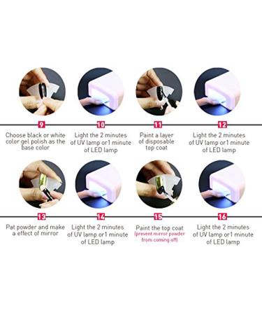 Kads Nail Powder & Glitter Set - 4 Box Sets for DIY Nail Art | Mirror Effect Pigments & Glitters for Stunning Nails - International Shipping Available - Buy Online on GoSupps.com