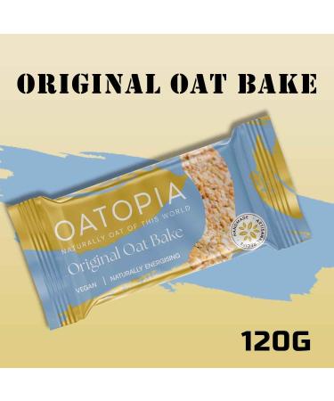 Oatopia Oat Bake Bar Pick N Mix - Choose From 4 Flavours | Almond Bakewell Original Peanut Butter Salted Caramel | Vegetarian & Vegan Oat Bake-Bar 120g | Pack of 16 (Each of 4) - Buy Online on GoSupps.com