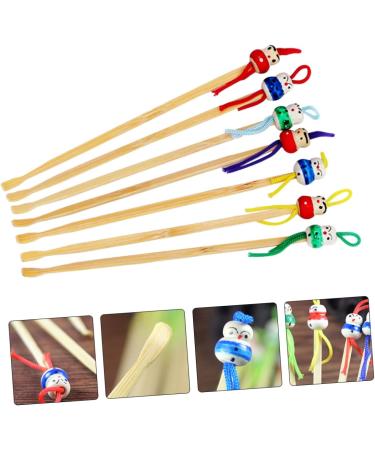 FRCOLOR 12pcs Cartoon Ear Wooden Handles for Ear Wax Removal Safe and Non-Toxic Random Color - Buy Online on GoSupps.com
