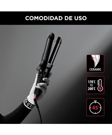 Rowenta MultiStyler 3-in-1 Karl Lagerfeld CF451L - Smoothing Curls & Waves | Ceramic Coating & Temperature Control | Ideal for International Shipping - Buy Online on GoSupps.com